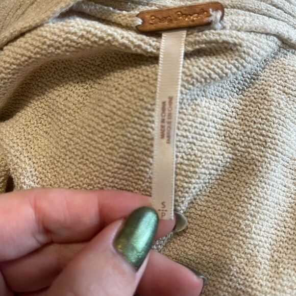 Free People Criss Cross Neck Sweater - Picture 7 of 8